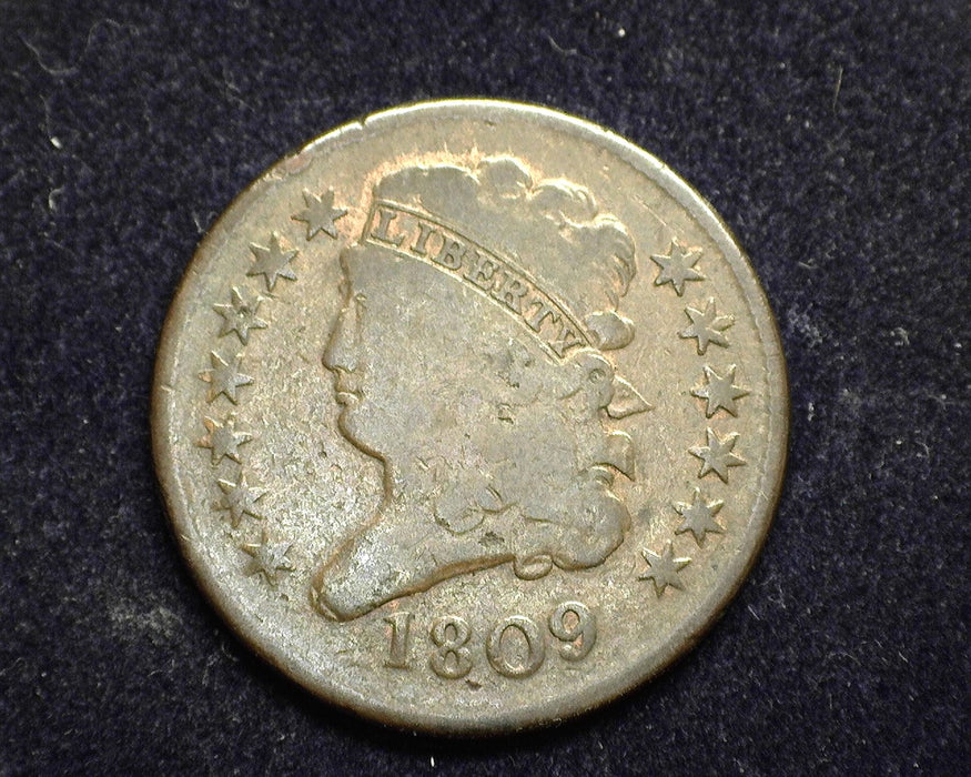 1809 Classic Head Half Cent VG - US Coin