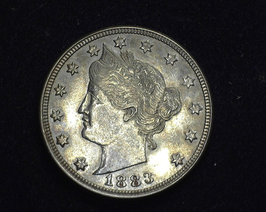 1883 Liberty Head Nickel Unc No Cents - US Coin