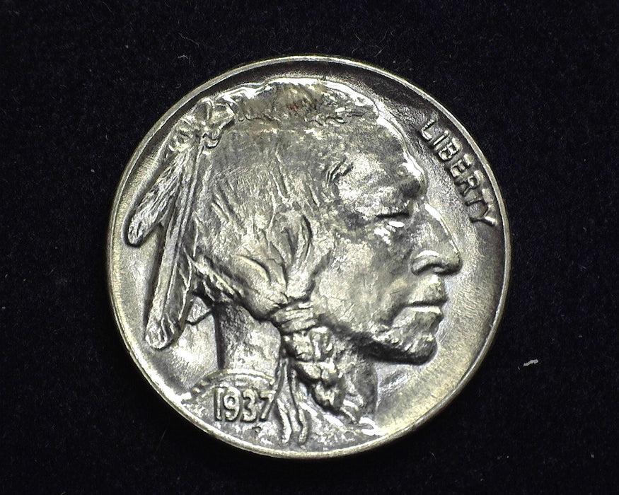 1937 Buffalo Nickel BU Choice - US Coin