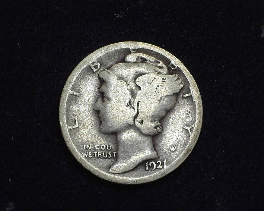 1921 Mercury Dime G - US Coin