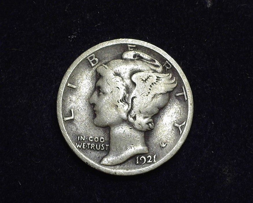 1921 Mercury Dime VG - US Coin