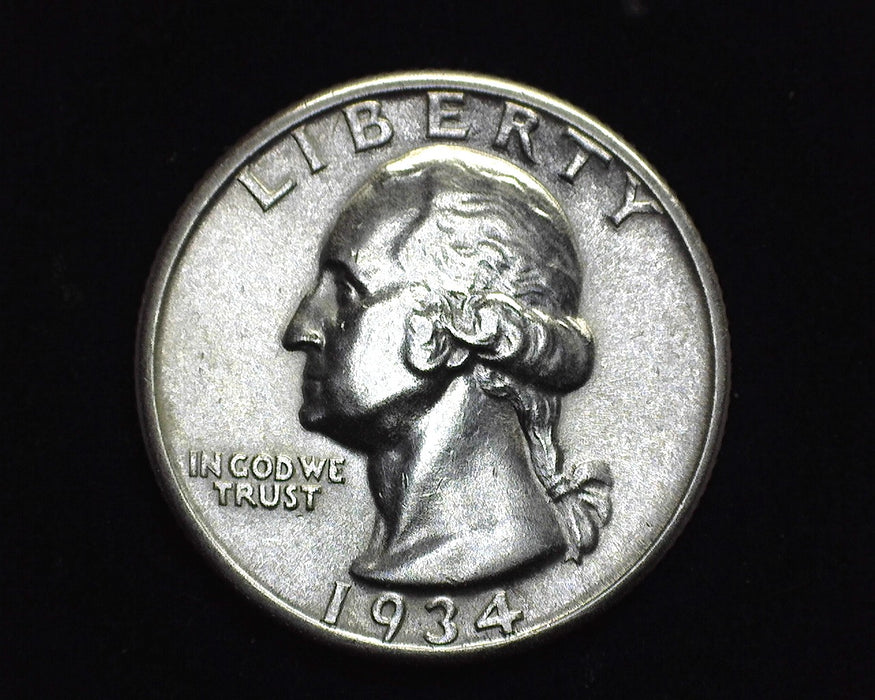 1934 Washington Quarter BU - US Coin