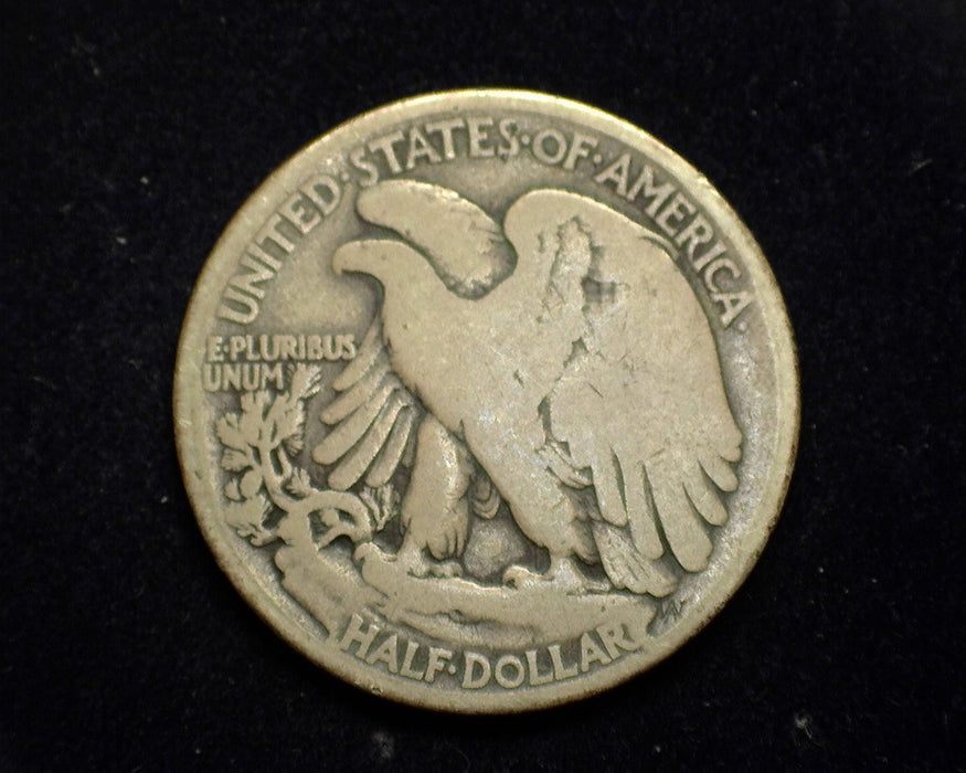 1916 D Liberty Walking Half Dollar VG Obverse - US Coin