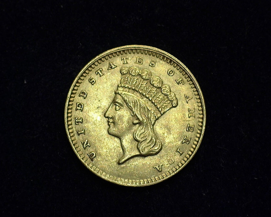 1862 Type III Dollar Gold Piece XF - US Coin