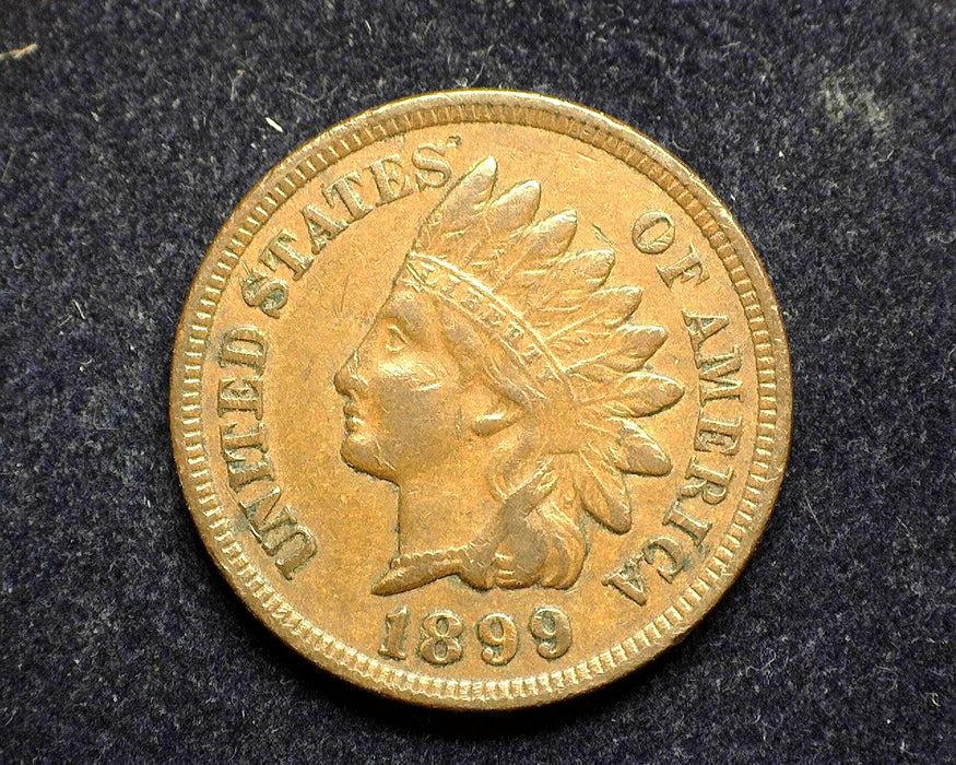 1899 Indian Head Penny/Cent VF/Xf - US Coin