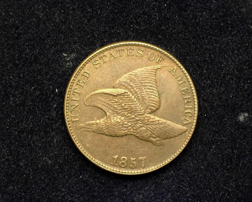 1857 Flying Eagle Penny/Cent AU - US Coin