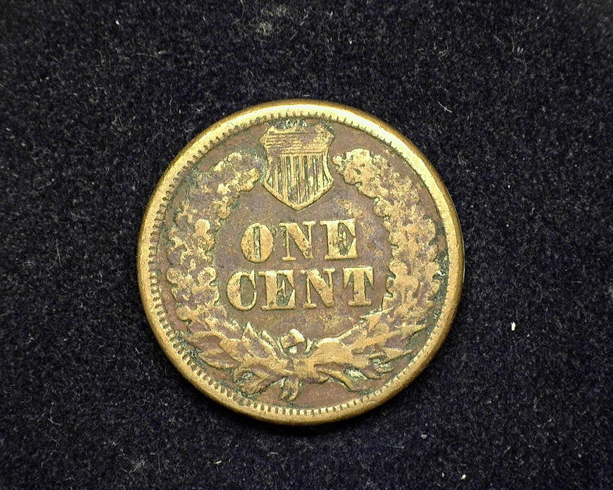 1863 Indian Head Penny/Cent F Corrosion - US Coin