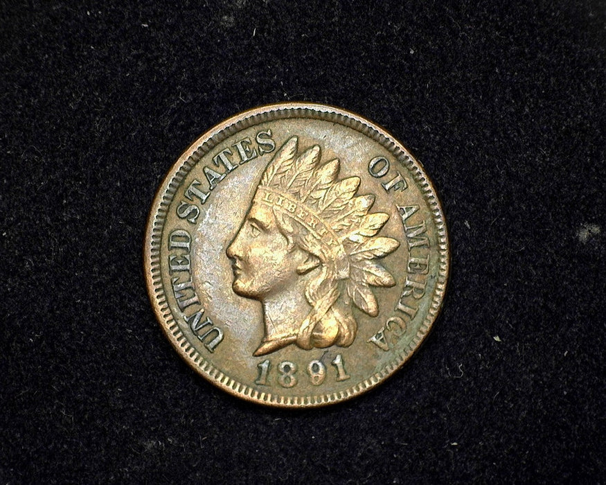 1891 Indian Head Penny/Cent XF - US Coin