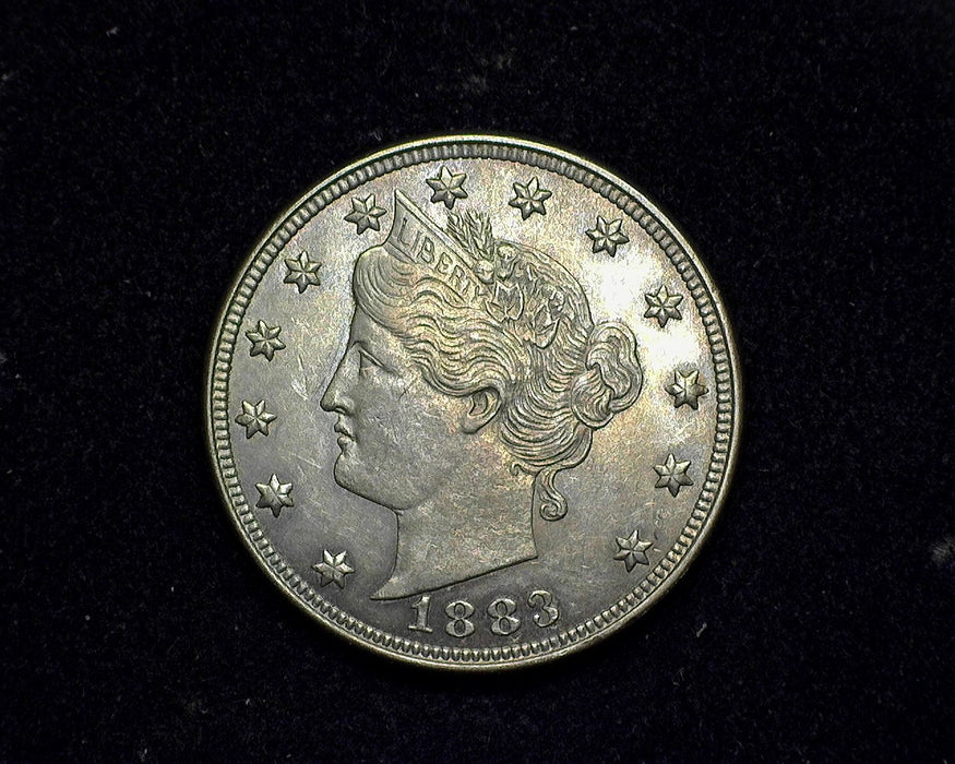 1883 Liberty Head Nickel AU No Cents - US Coin