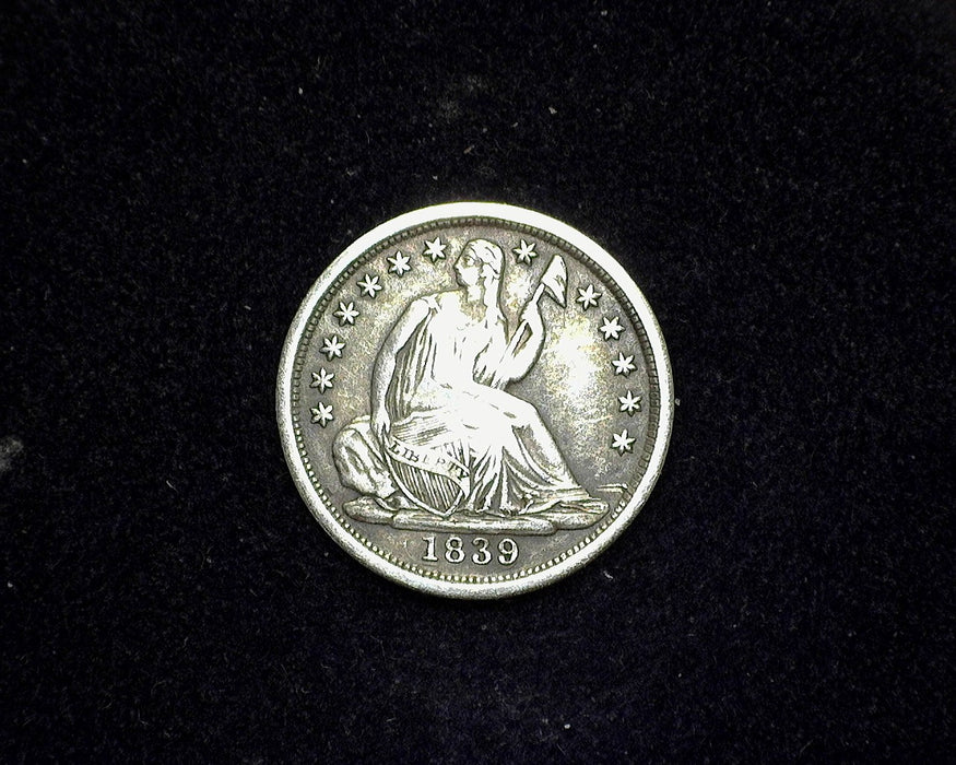 1839 O Liberty Seated Half Dime F - US Coin