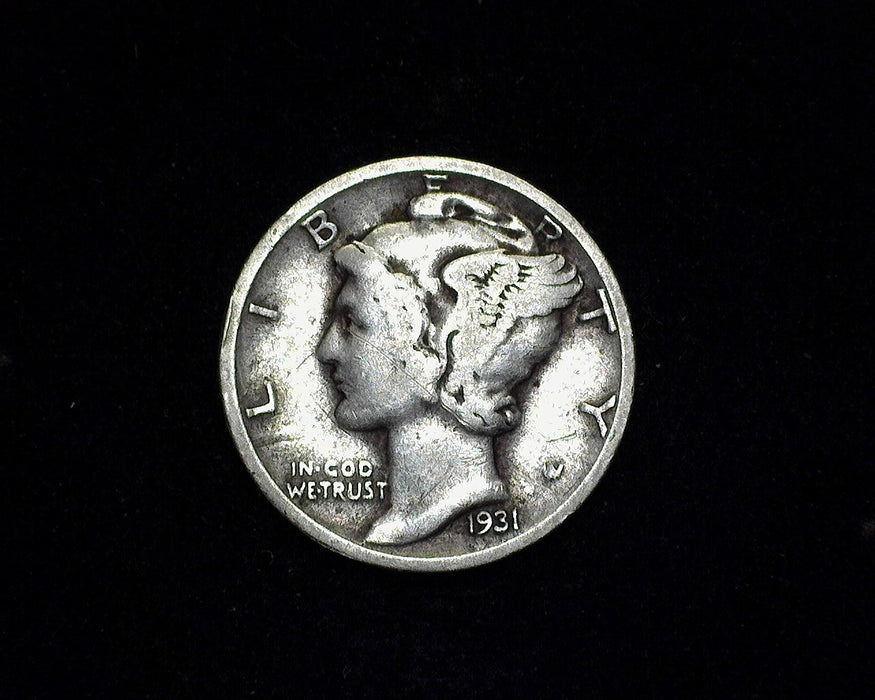 1931 D Mercury Dime VG - US Coin