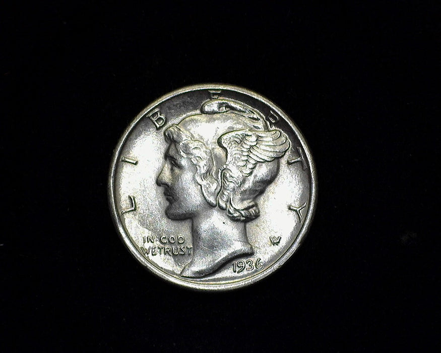 1936 Mercury Dime BU Choice  - US Coin