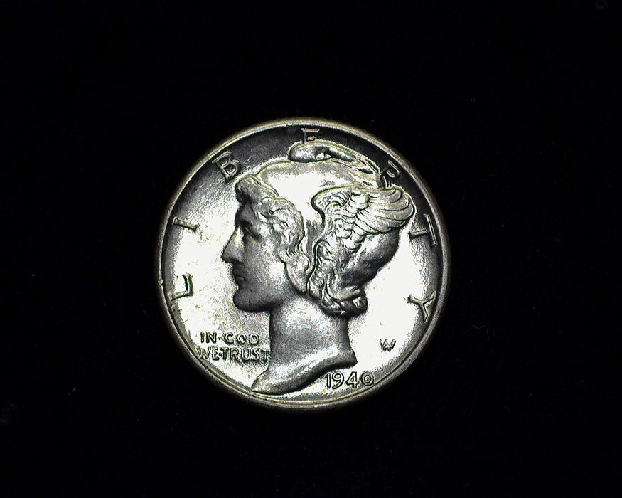 1940 Mercury Dime BU - US Coin