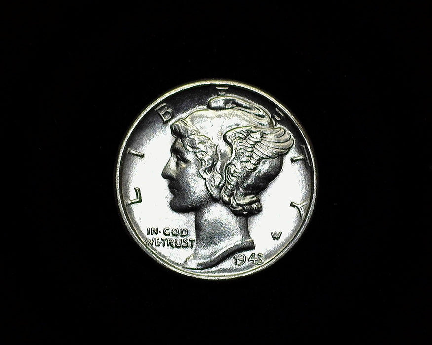 1943 D Mercury Dime BU FSB - US Coin