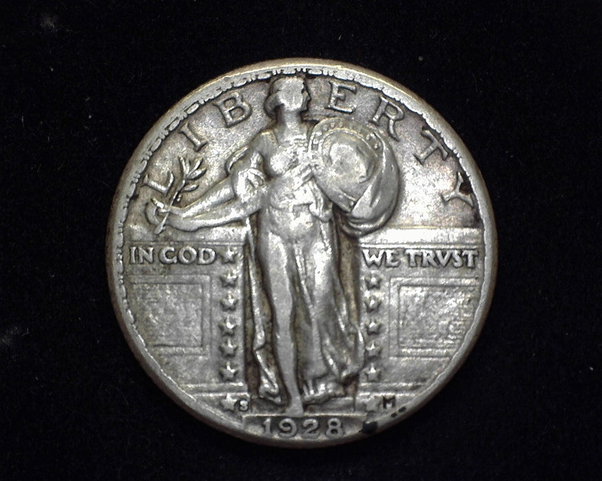 1928 S Standing Liberty Quarter VF - US Coin