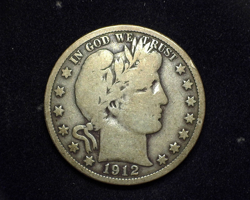 1912 Barber Half Dollar VG - US Coin