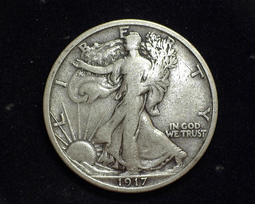 1917 Liberty Walking Half Dollar F - US Coin