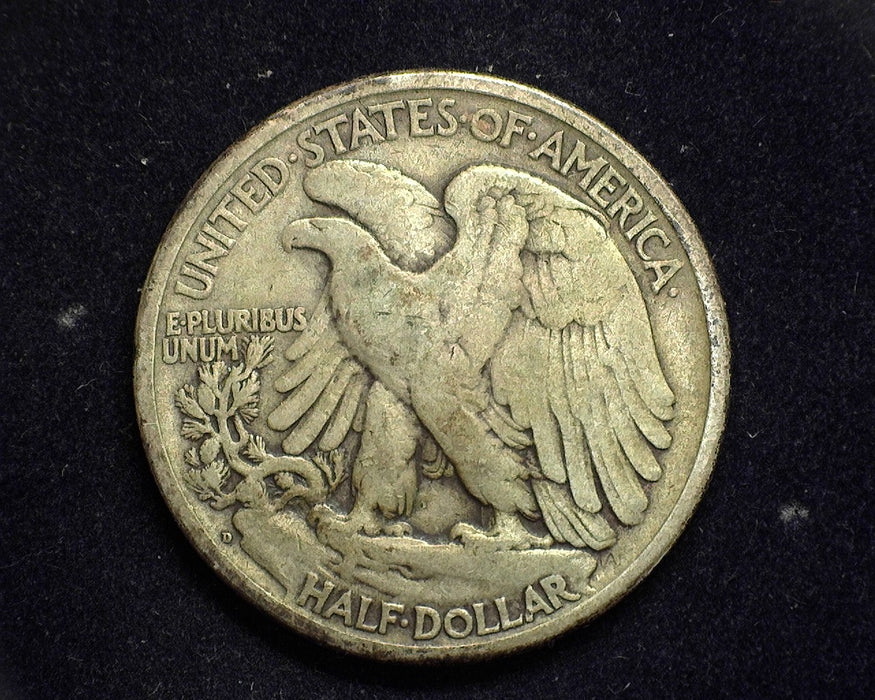 1917 D Walking Liberty Half Dollar VG - US Coin