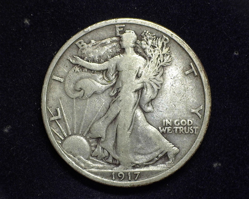 1917 Walking Liberty Half Dollar VG/F - US Coin