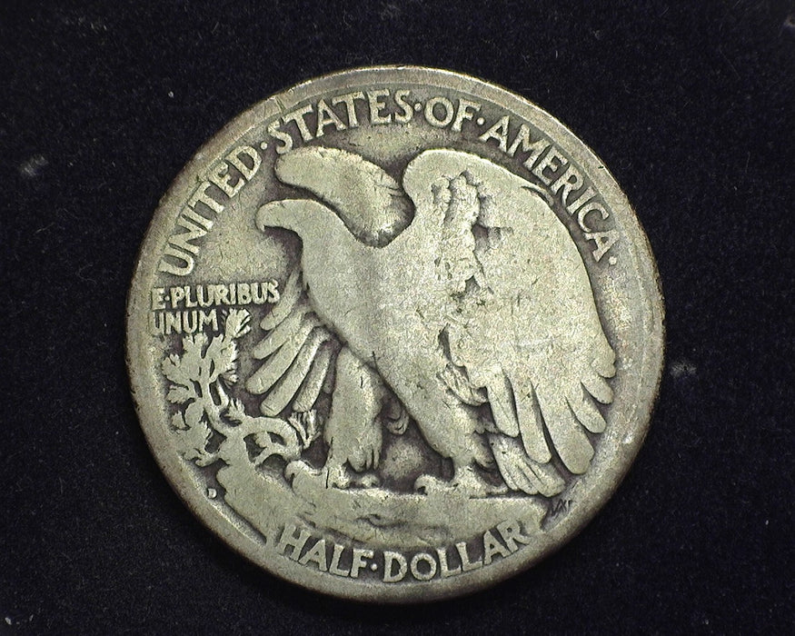 1917 D Rev Walking Liberty Half Dollar VG - US Coin