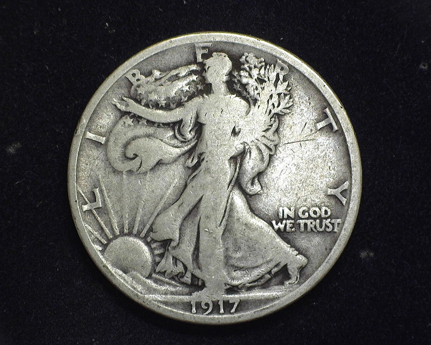 1917 S Walking Liberty Half Dollar VG - US Coin