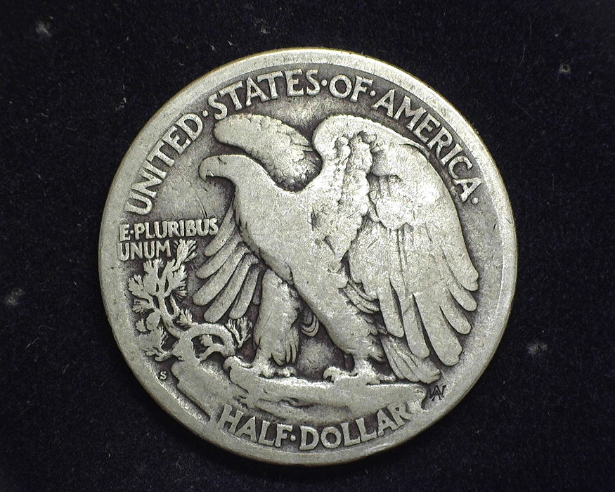 1917 S Rev Walking Liberty Half Dollar VG - US Coin