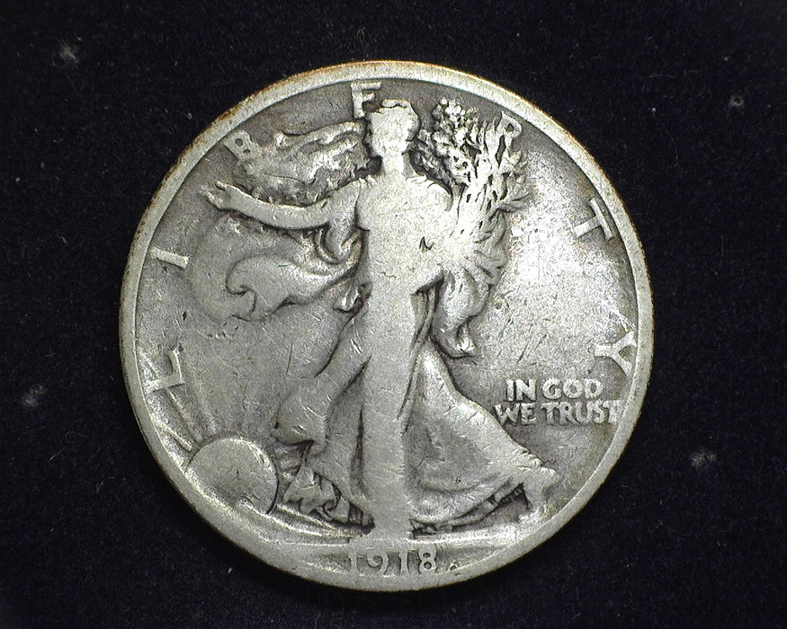 1918 Walking Liberty Half Dollar VG - US Coin