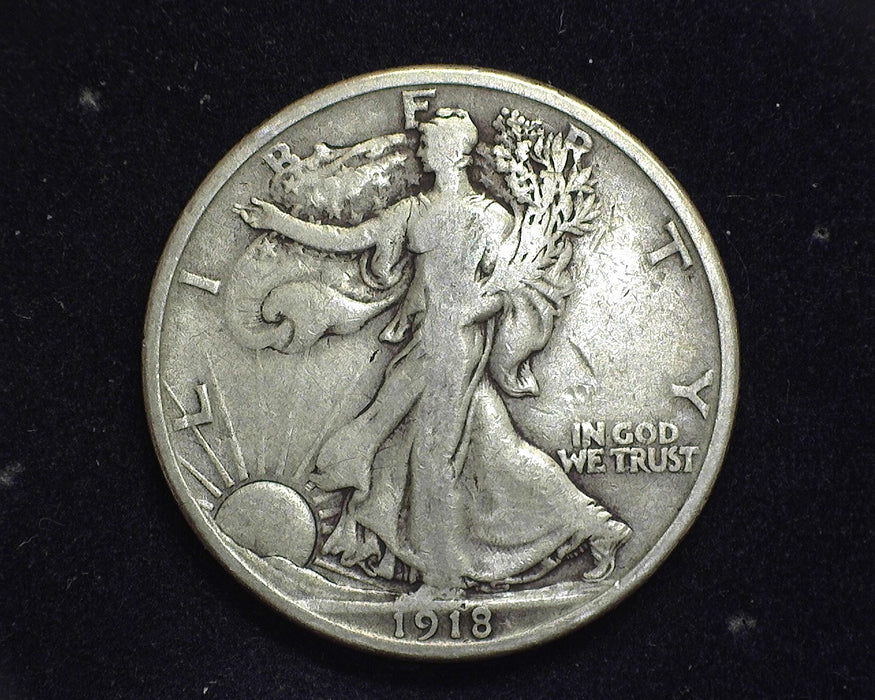 1918 Walking Liberty Half Dollar VG - US Coin