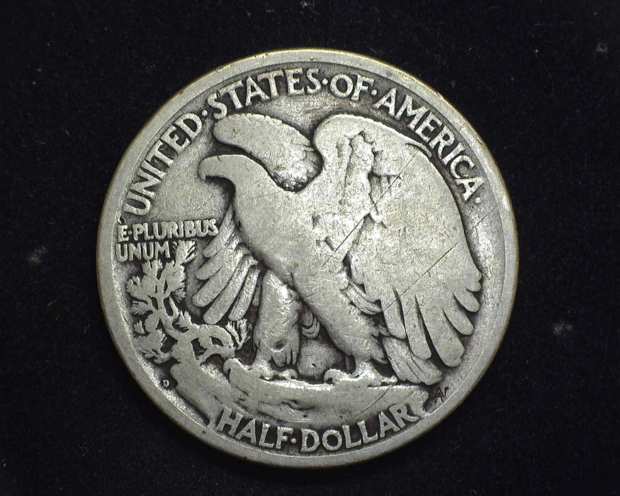 1918 D Walking Liberty Half Dollar VG - US Coin