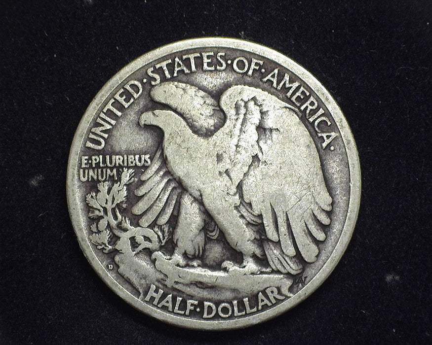 1918 D Walking Liberty Half Dollar VG - US Coin