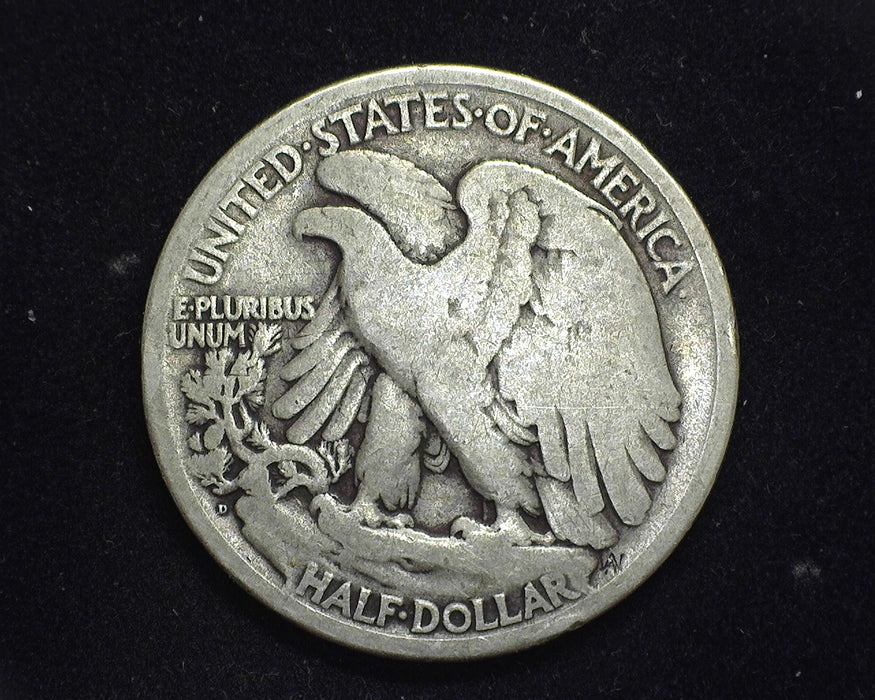 1918 D Walking Liberty Half Dollar VG - US Coin