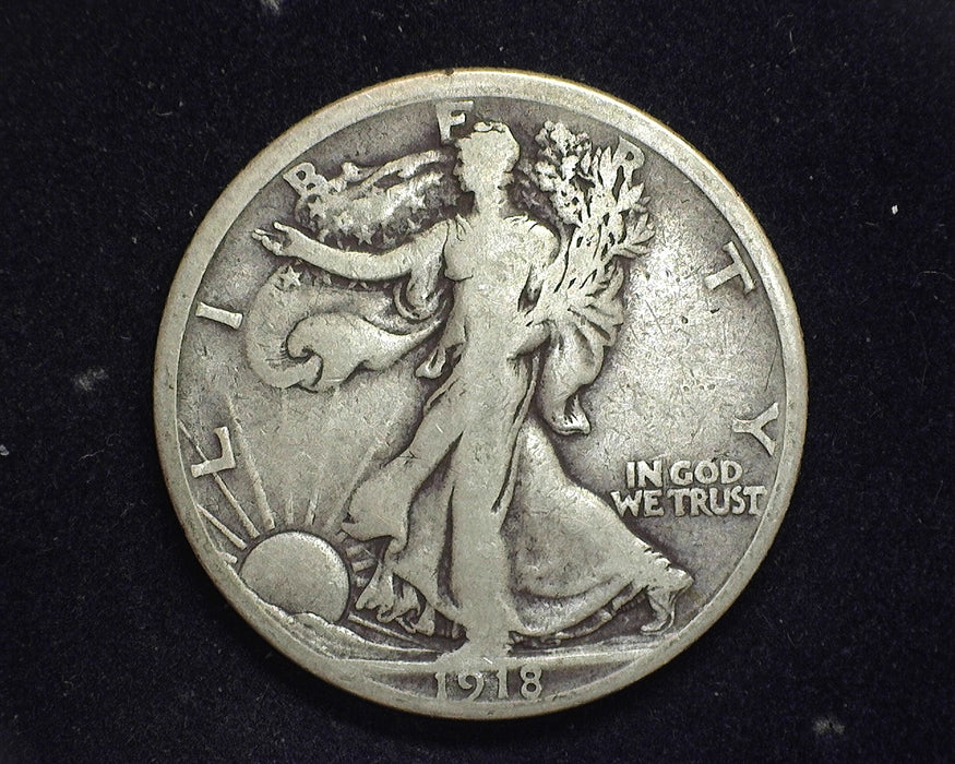 1918 S Walking Liberty Half Dollar VG - US Coin