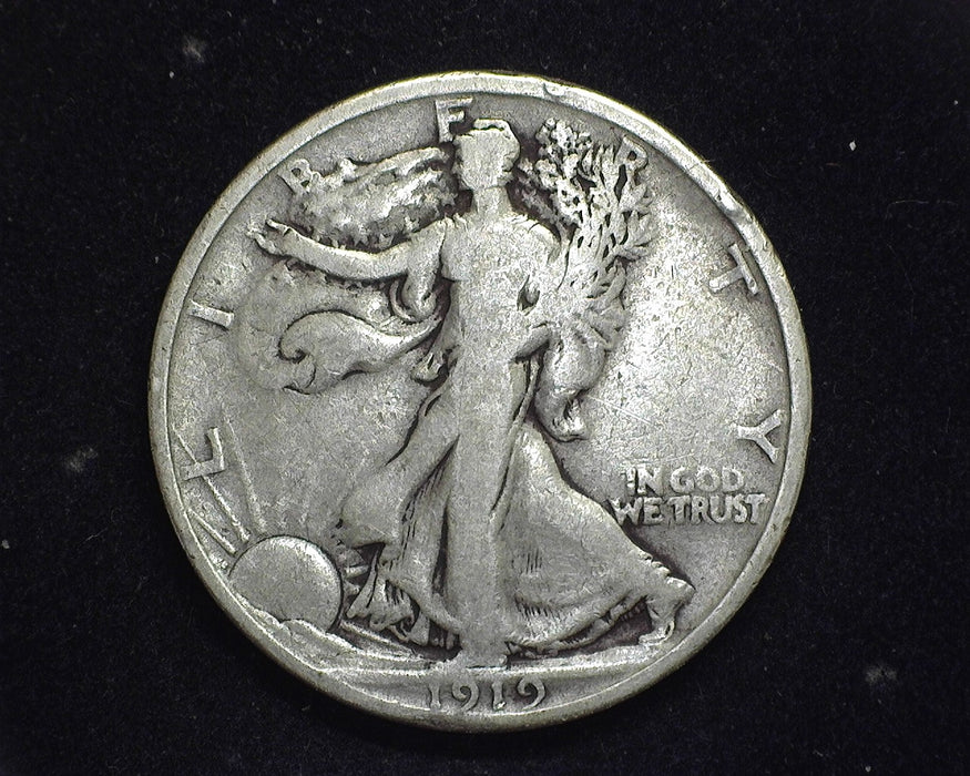 1919 Walking Liberty Half Dollar F - US Coin