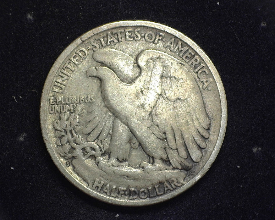 1920 S Walking Liberty Half Dollar F - US Coin