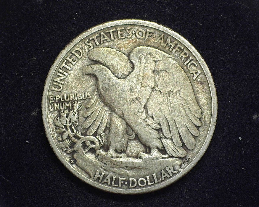 1927 S Walking Liberty Half Dollar F - US Coin