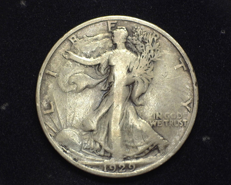 1929 S Walking Liberty Half Dollar F - US Coin