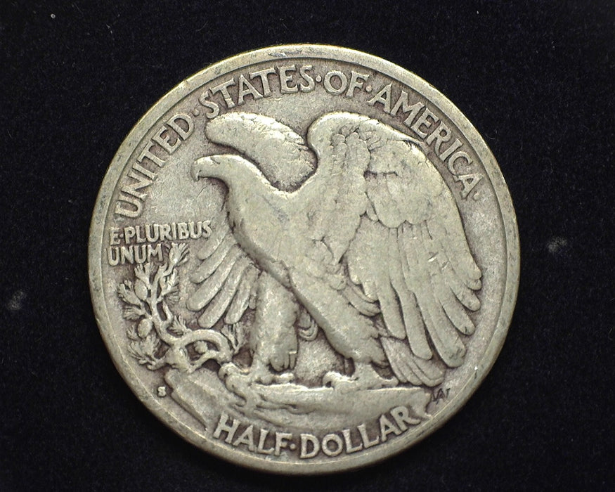 1929 S Walking Liberty Half Dollar F - US Coin