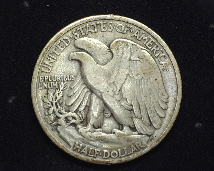 1929 D Walking Liberty Half Dollar F - US Coin