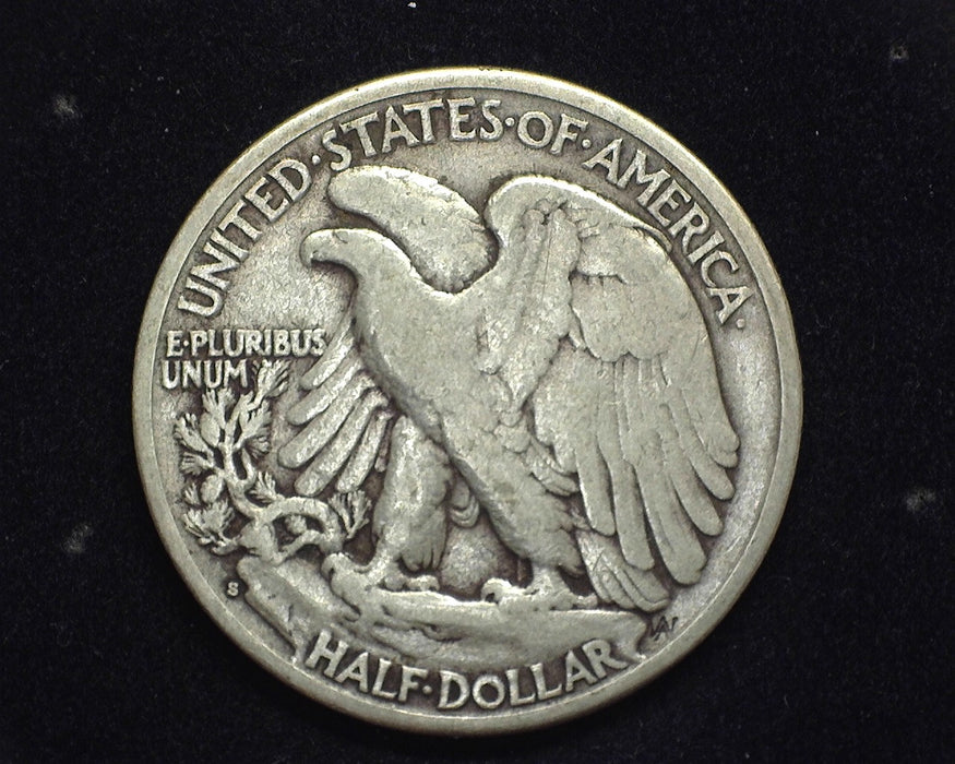 1929 S Walking Liberty Half Dollar F - US Coin