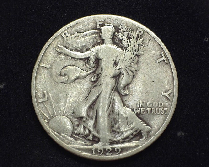 1929 S Walking Liberty Half Dollar F - US Coin