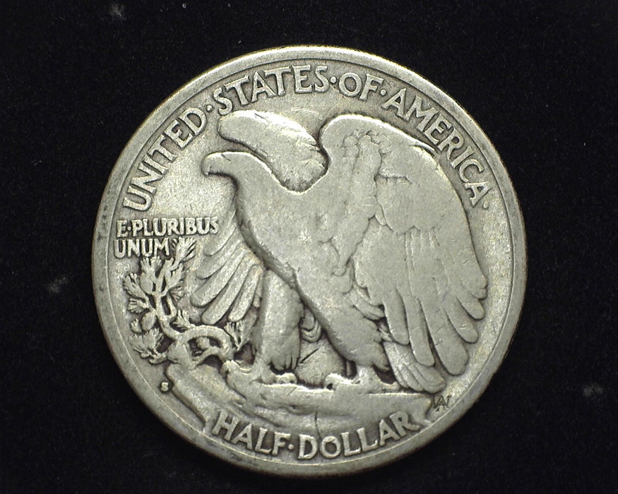 1929 S Walking Liberty Half Dollar F - US Coin