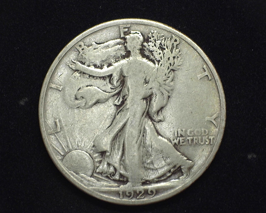 1929 S Walking Liberty Half Dollar F - US Coin