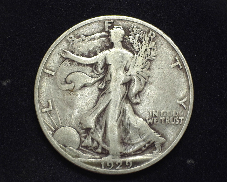 1929 S Walking Liberty Half Dollar F - US Coin