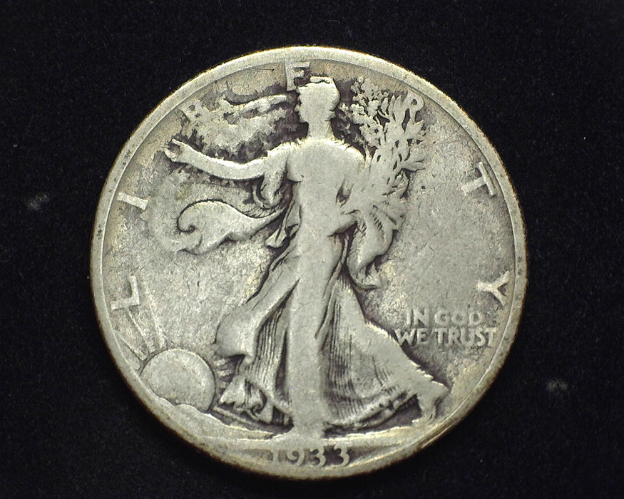 1933 S Walking Liberty Half Dollar VG - US Coin