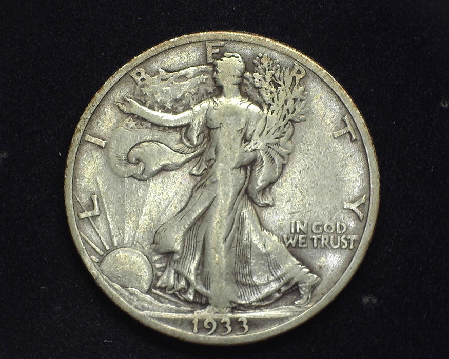 1933 S Walking Liberty Half Dollar F - US Coin