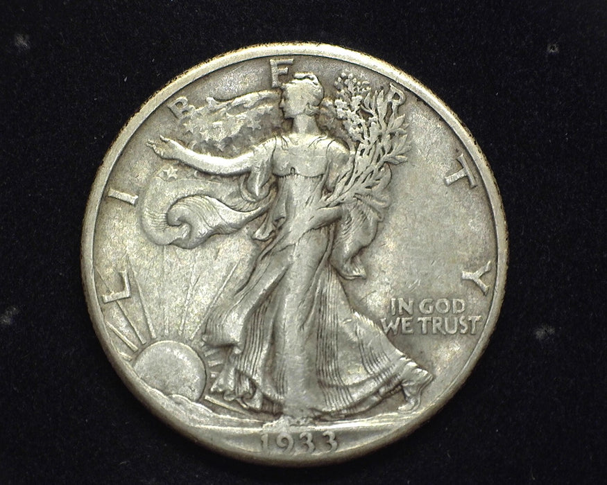 1933 S Walking Liberty Half Dollar F/VF - US Coin