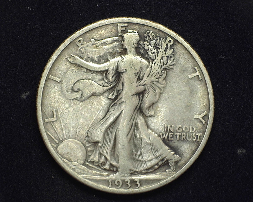 1933 S Walking Liberty Half Dollar VF - US Coin