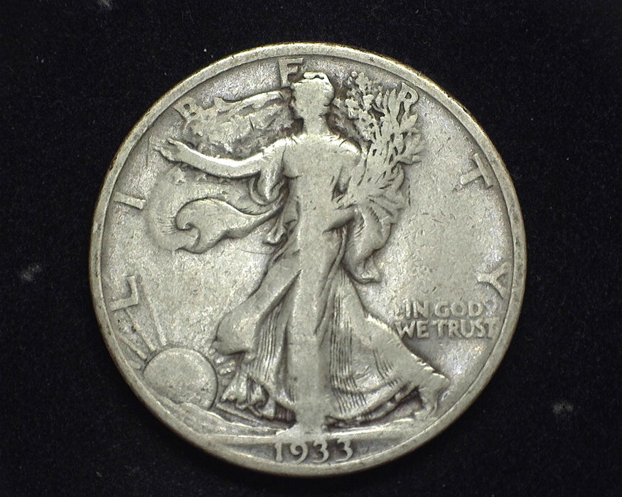 1933 S Walking Liberty Half Dollar F - US Coin