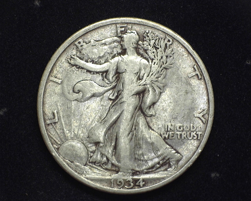 1934 Walking Liberty Half Dollar VF - US Coin