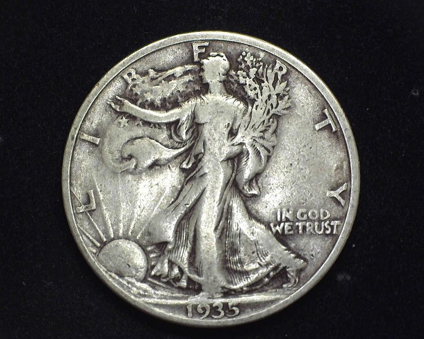 1935 S Walking Liberty Half Dollar F - US Coin